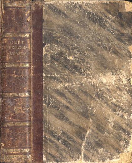 Compendium theologiae moralis Tomus primus - copertina