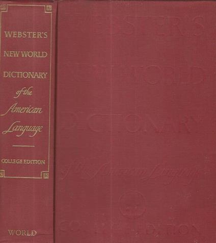 Webster's new world dictionary of the american language - copertina