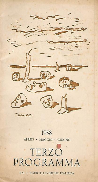 Le trasmissioni del Terzo Programma per il secondo trimestre 1958 - copertina