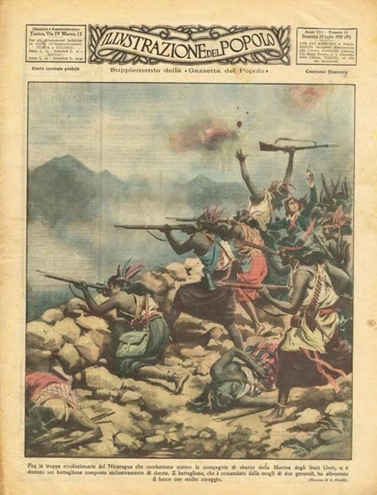 Illustrazione del Popolo. Supplemento della Gazzetta del Popolo anno VIII n.31, 1928 - copertina
