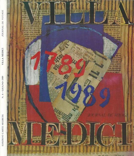 Villa Medici- Journal de voyage Num. 6 - copertina