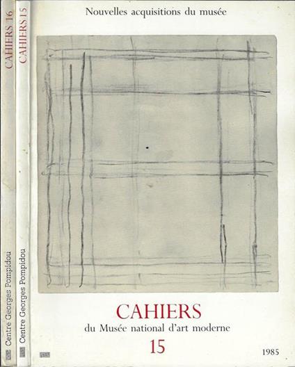 Cahiers Anno 1985 N° 15, 16. Du Mnusée national d'art moderne - Jean Maheu - copertina