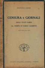 Censura e giornali negli Stati Sardi al tempo di Carlo Alberto