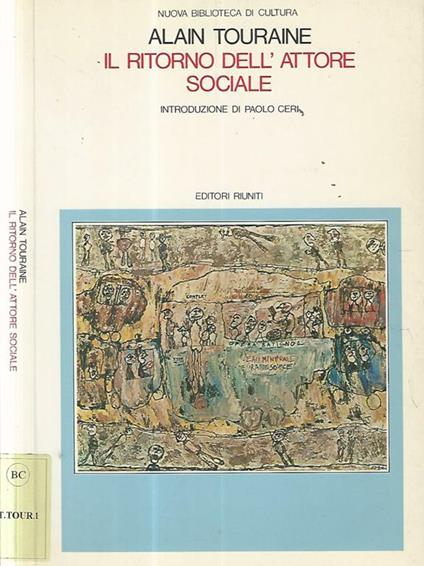 Il ritorno dell'attore sociale - Alain Touraine - copertina