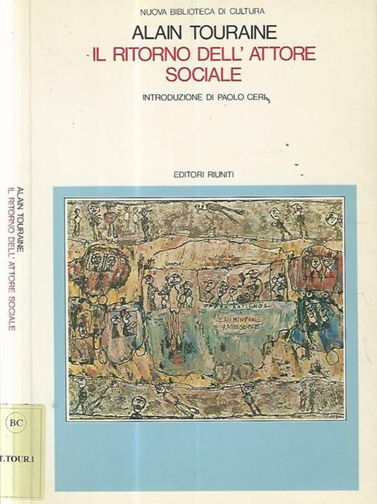 Il ritorno dell'attore sociale - Alain Touraine - copertina