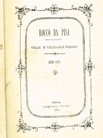Velsi 'n velnaolo pisano - copertina