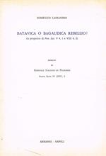 Batavica o Bagaudica Rebellio? (A proposito di Pan.Lat.V 4, 1 e VIII 4, 2). Estratto da Giornale Italiano di Filologia nuova serie IV (XXV) 3