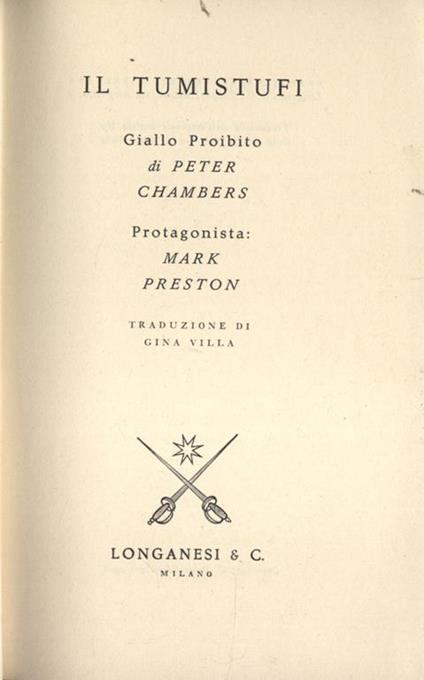 Il tumistufi - Peter Chambers - copertina