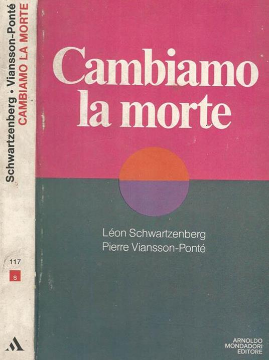 Cambiamo la morte - Leòn Schwartzenberg - copertina
