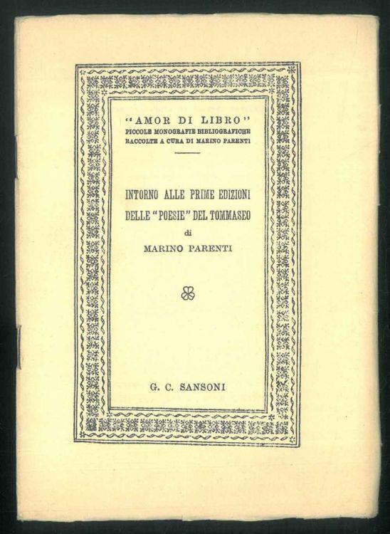 STUDIO BIBLIOGRAFICO ORFEO LIBRERIA ANTIQUARIA S.A.S.