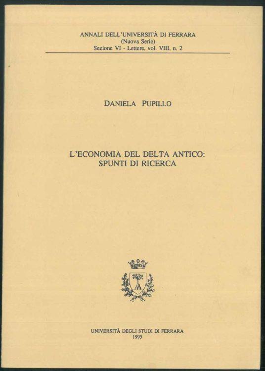 L' economia del delta antico: spunti di ricerca - copertina