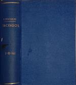Sacerdos. Periodico mensile di Pietà Sacerdotale. 1926 - 1927 - 1928