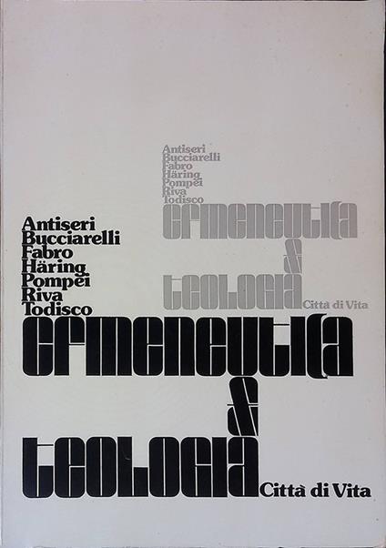 Ermeneutica e teologia - copertina