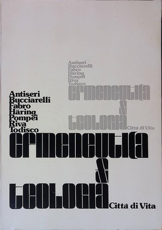 Ermeneutica e teologia - copertina