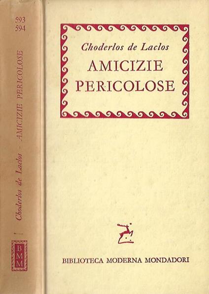 Amicizie pericolose - Pierre Choderlos de Laclos - copertina