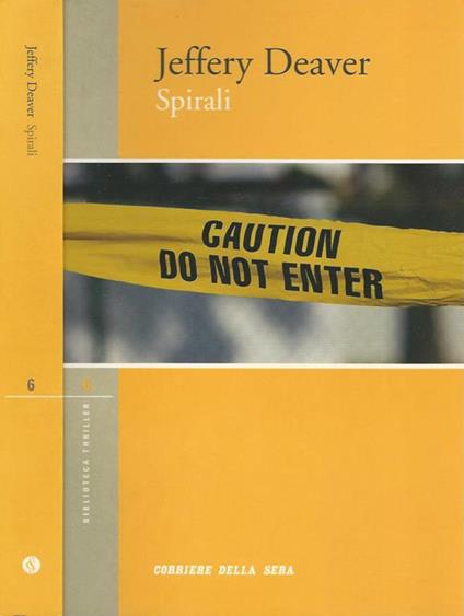 Spirali - Jeffery Deaver - copertina
