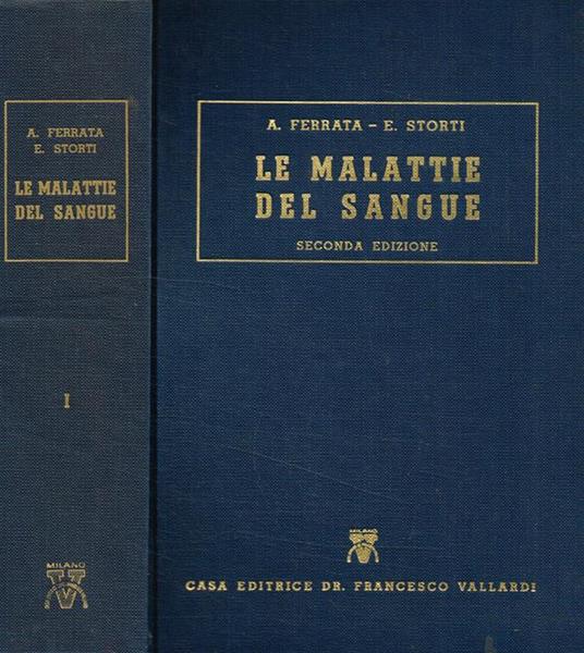 Le malattie del sangue vol.I - Adolfo Ferrata - copertina