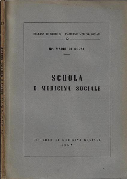 Scuola e medicina sociale - copertina
