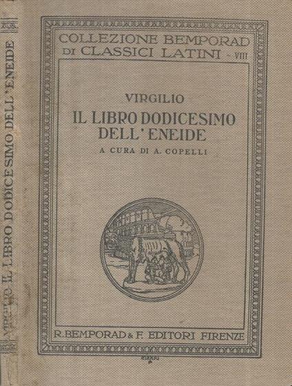 Virgilio, il Libro Dodicesimo dell'Eneide - copertina