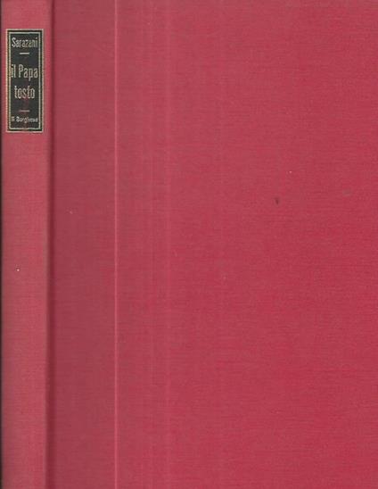 Il Papa tosto - Fabrizio Sarazani - copertina