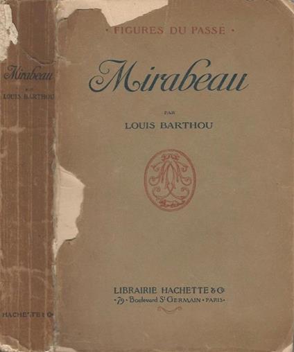 Mirabeau - Louis Barthou - copertina