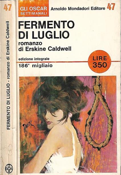 Fermento di luglio - Erskine Caldwell - copertina