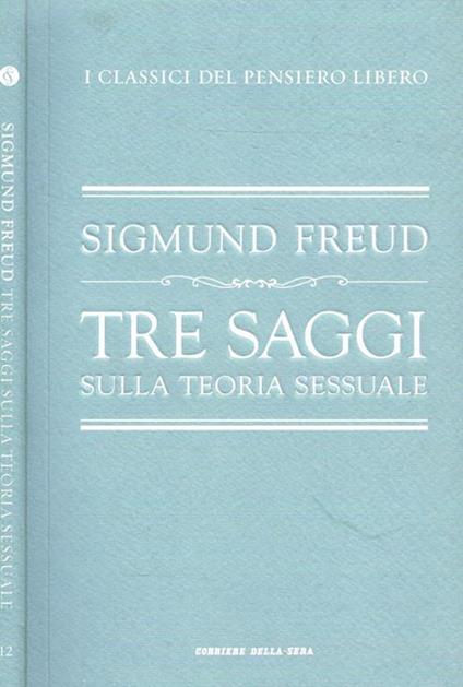 Tre saggi sulla teoria sessuale - Sigmund Freud - copertina