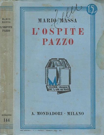 L' ospite pazzo - Mario Massa - copertina