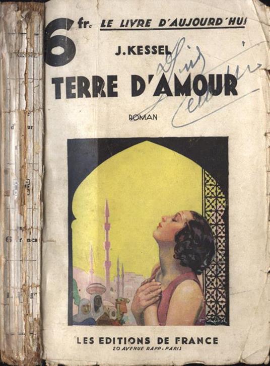 Terre d' amour - Joseph Kessel - copertina