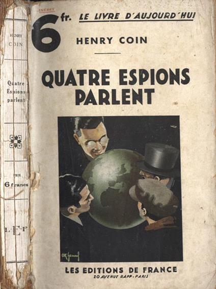 Quatre espions parlent - Henry Coin - copertina