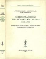 Le Prime Traduzioni Della Monadologie di Leibniz. (1720-1721)