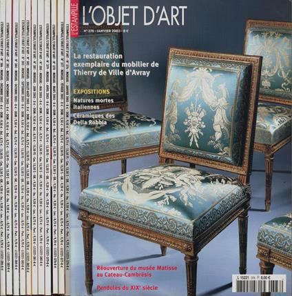 L' Estampille - L' object d'Art. 2003 - copertina