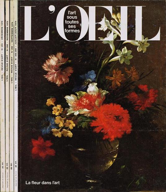 L' Oeil. Revue d'Art mensuelle - Année 1979 - copertina