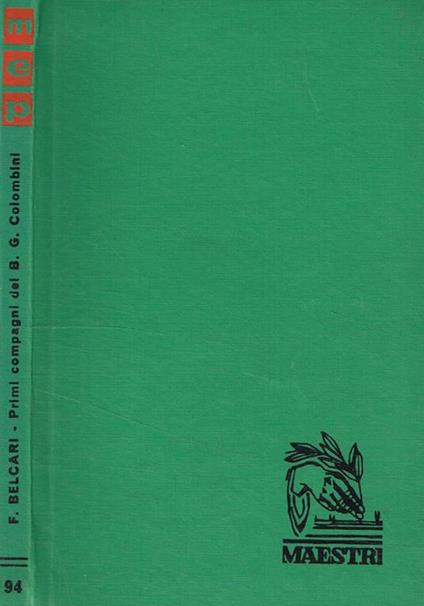 I primi compagni del B.Giovanni Colombini - Feo Belcari - copertina