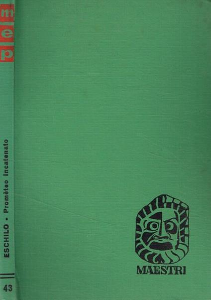 Prometeo incatenato - Eschilo - copertina