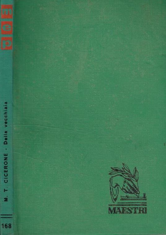Della vecchiaia - M. Tullio Cicerone - copertina