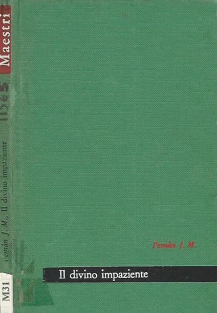 Il divino impaziente - copertina