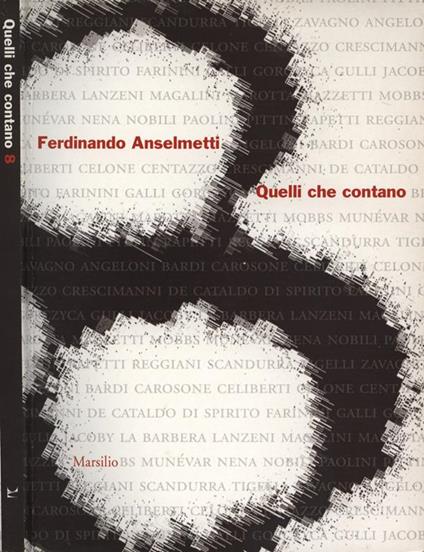 Quelli che contano 8 - Ferdinando Anselmetti - copertina