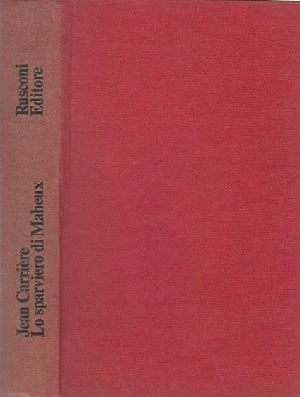 Lo sparviero di Maheux - Jean Carriere - copertina