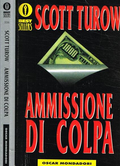 Ammissione di colpa - Scott Turow - copertina