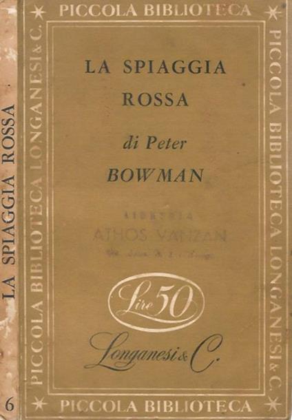 La spiaggia rossa - Peter Bowan - copertina