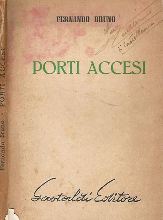 Porti accesi - Fernando Bruno - copertina