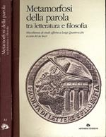 Metamorfosi Della Parola Tra Letteratura E Filosofia