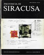 Provincia di Siracusa Anno IV N° 4-6, 6. Rivista della provincia regionale