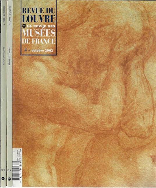 Revue du Louvre Anno 2002 N° 4, 5. La revue des musées de France - copertina