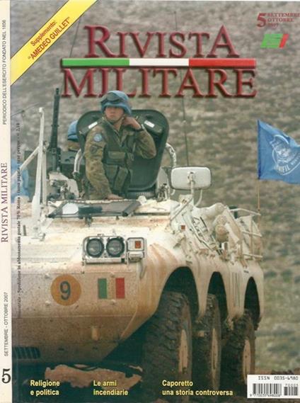 Rivista Militare n. 5. Periodico dell'esercito - copertina