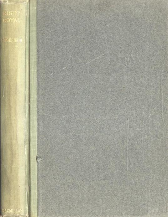 Right royal - John Masefield - copertina
