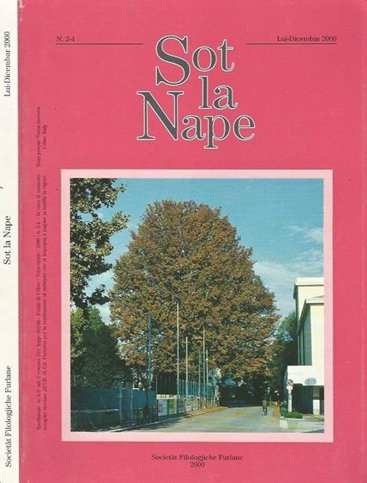 Sot la Nape N. 3 - 4. Trimestrale con gli atti della Società - copertina