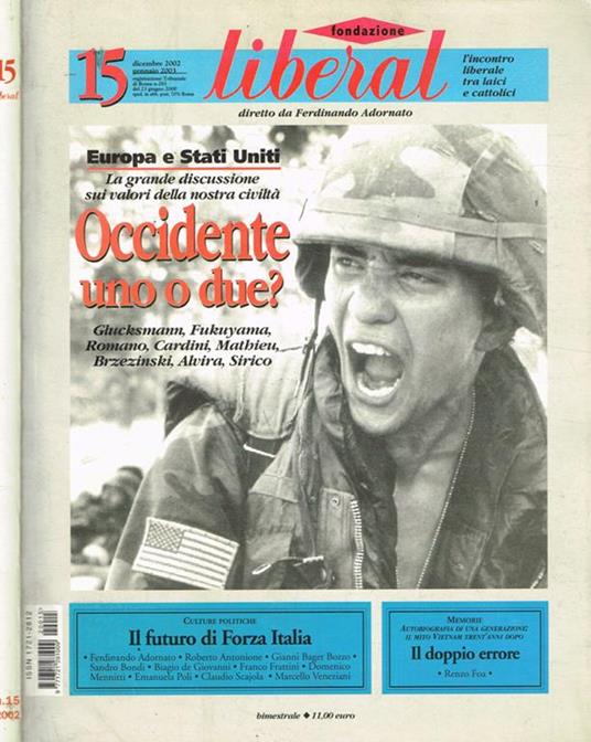 Fondazione Liberal anno III n.15 - Ferdinando Adornato - copertina