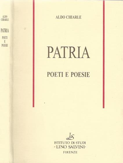 Patria. Poeti e poesie - A. Chiarle - copertina